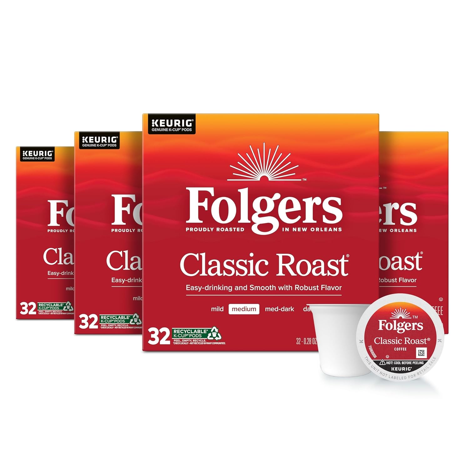 Folgers-Café-tostado-medio-clásico,-128-cápsulas-Keurig-K-Cup------2413