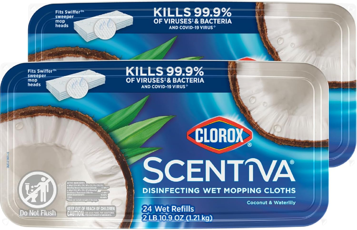 Clorox-Scentiva-Disinfecting-Wet-Mop-Pad,-Disposable-Mop-Heads,-Coconut-5173