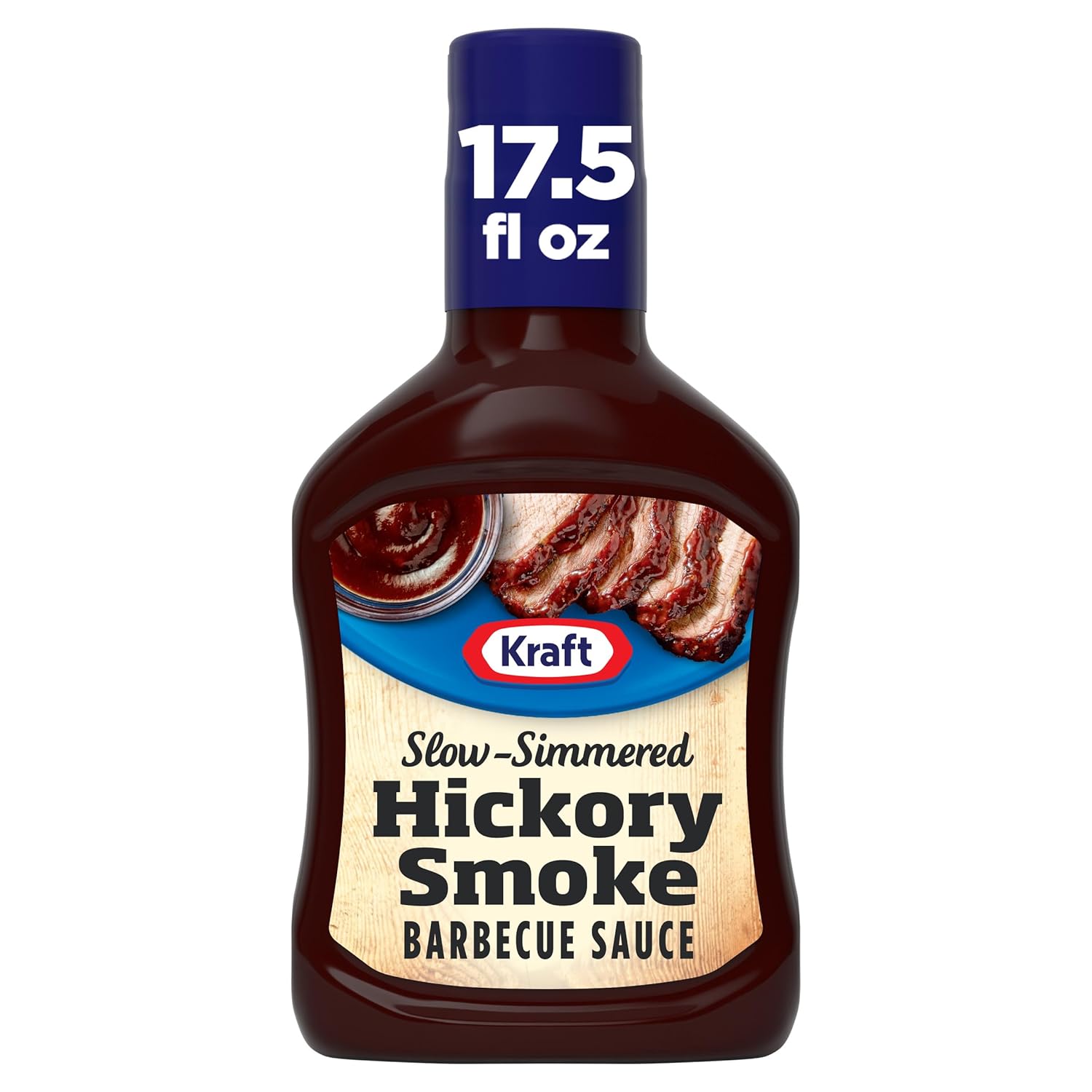 Kraft-Hickory-Smoke-Slow-Simmered-Barbecue-BBQ-Sauce,-17.5-oz-Bottle-----1940