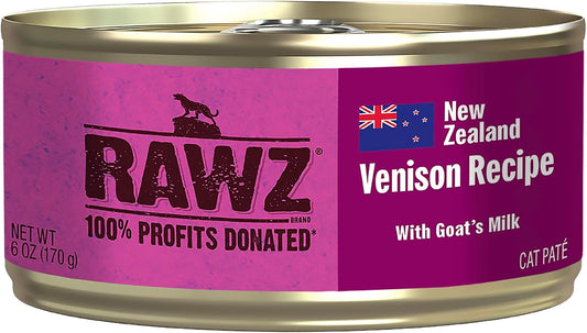 Rawz-0.94-Venison-Recipe-Canned-Pate-Cat-Food-(Case-of-24-Cans)-(6-70
