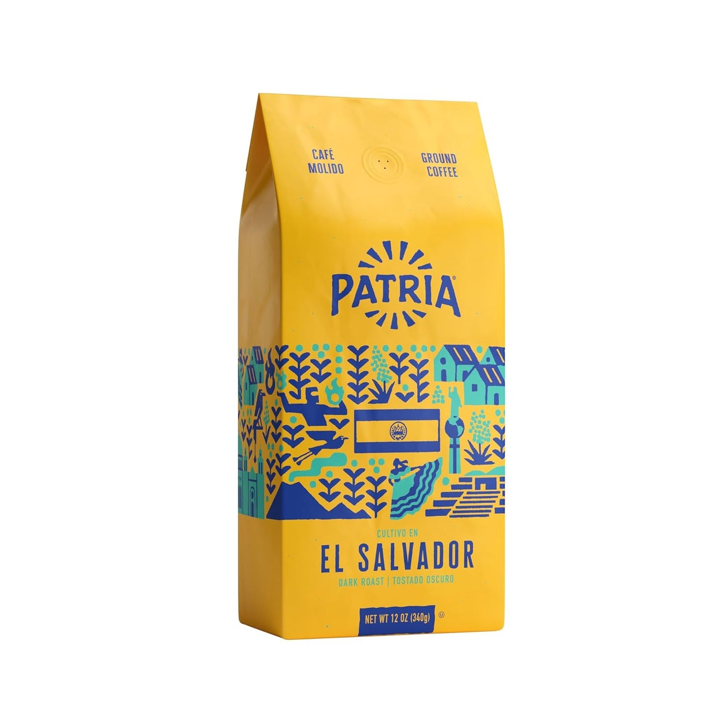 Patria-El-Salvador-Dark-Roast-Ground-Coffee,-12oz-Bag-(Pack-of-1)---1516