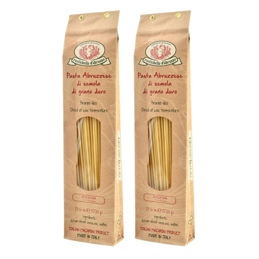 Rustichella-d'Abruzzo-Bucatini-(Pack-of-2),-500g-Each---Italian-865
