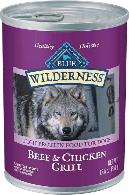 Blue-Buffalo-Wilderness-Adult-Wet-Dog-Food,-High-Protein-3342