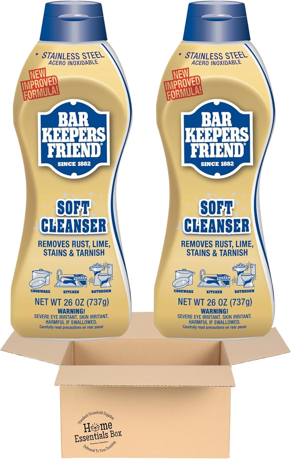 Bar-Keeper-Friend-Soft-Cleanser-Liquid-(2-x-26-Ounce)-Multipurpose-Cleaner-&-Rust-Stain-1197