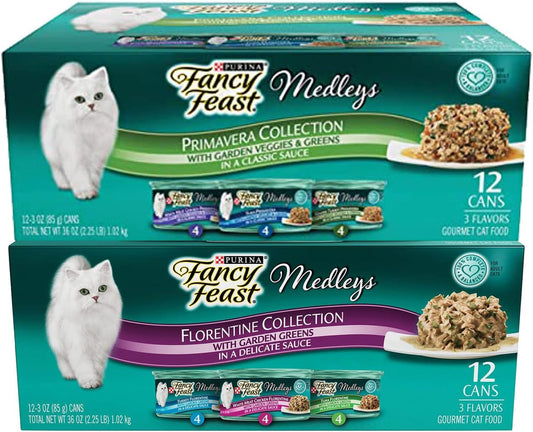 Fancy-Feast-Duo-Premavera-&-Florentine-Set-Cat-Food-Wet-Medleys-Pack-Primavera-Florentine,938