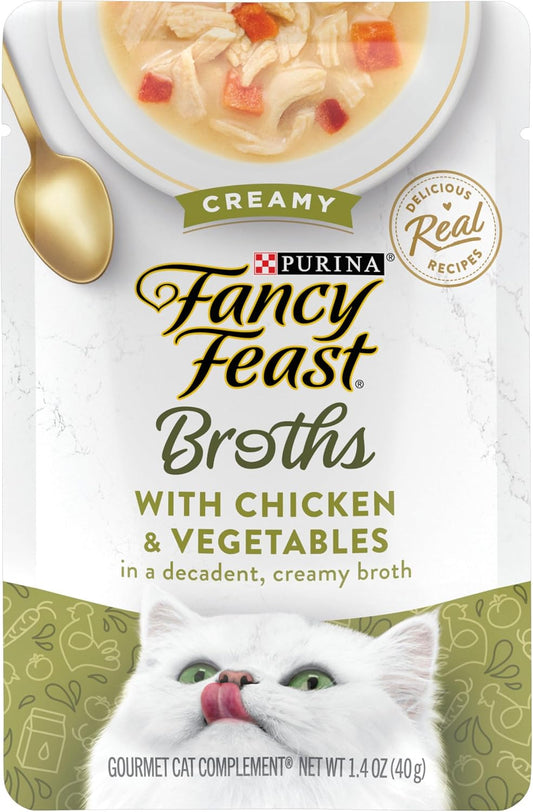 Purina-Fancy-Feast-Lickable-Wet-Cat-Food-Broth-Topper,-Creamy-With-and---of1108