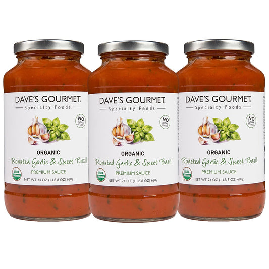 Dave's-Gourmet-Organic-Roasted-Garlic-&-Sweet-Basil-Pasta-Sauce,-24-oz-208