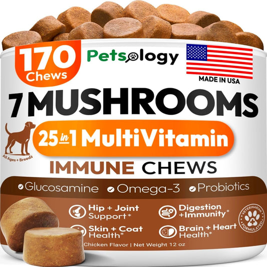 Turkey-Tail-Mushroom-for-Dogs---170-Chews---Lion’s-Mane-Shiitake-460