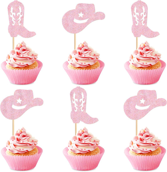 24PCS-Cowboy-Cupcake-Toppers-Riding-HorseShoe-Cowboy-42