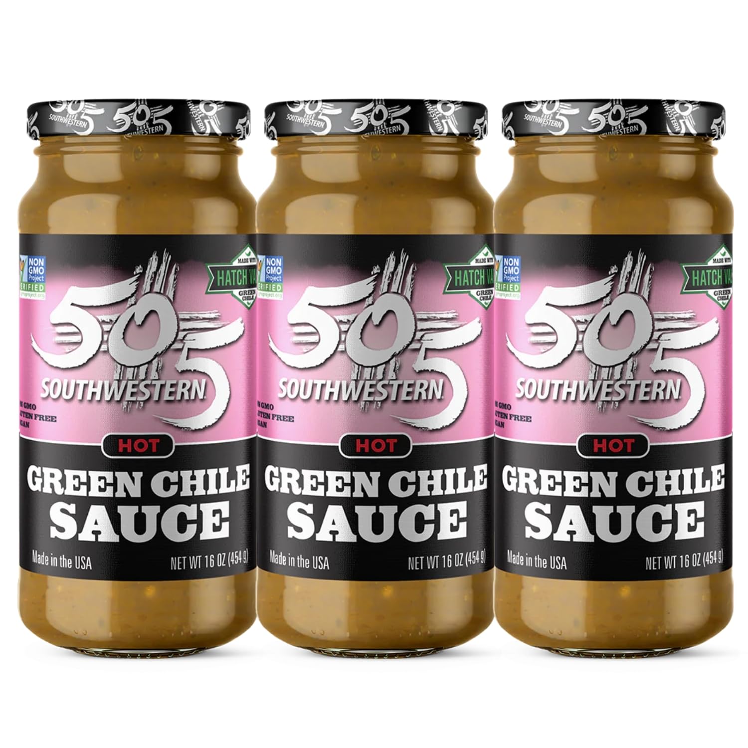 505-Southwestern-Hatch-Valley-Mild-Green-Chile-Sauce-16oz-(Pack-of-3,-377
