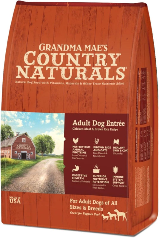 Grandma-Mae's-Country-Naturals-Alimento-seco-para-perros,-fórmula-1414