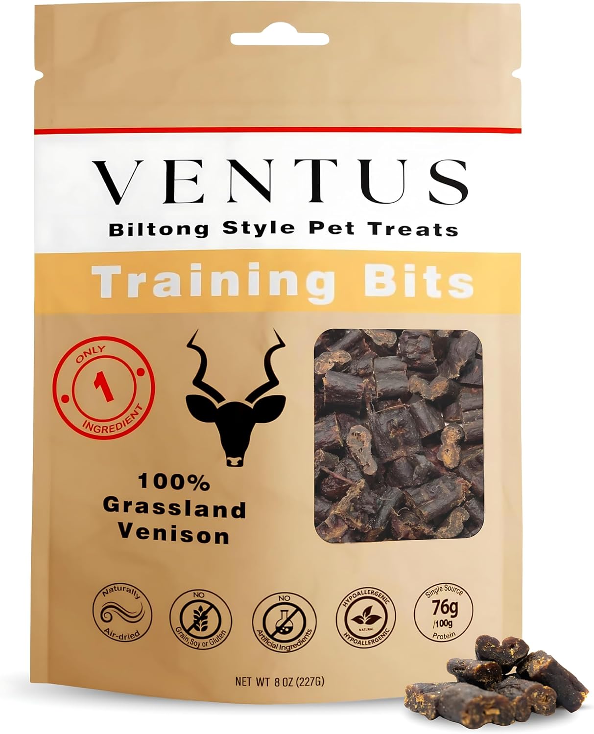 VENTUS-Jerky-Training-Bits---Single-Ingredient-High-Protein-Venison-Dog-Treats,-652