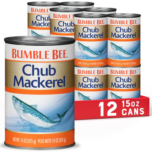 Bumble-Bee-Chub-Mackerel,-15-oz-Can-(Pack-of-12)---Canned-Mackerel-780
