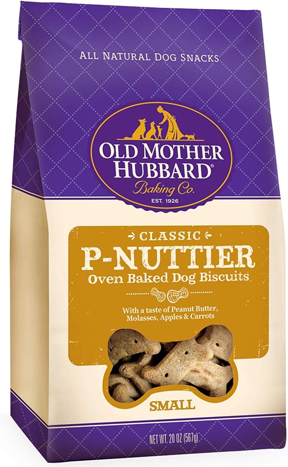 Crunchy-Classic-Natural-Dog-Treats,-P-Nuttier,-Small-Biscuits,-1904