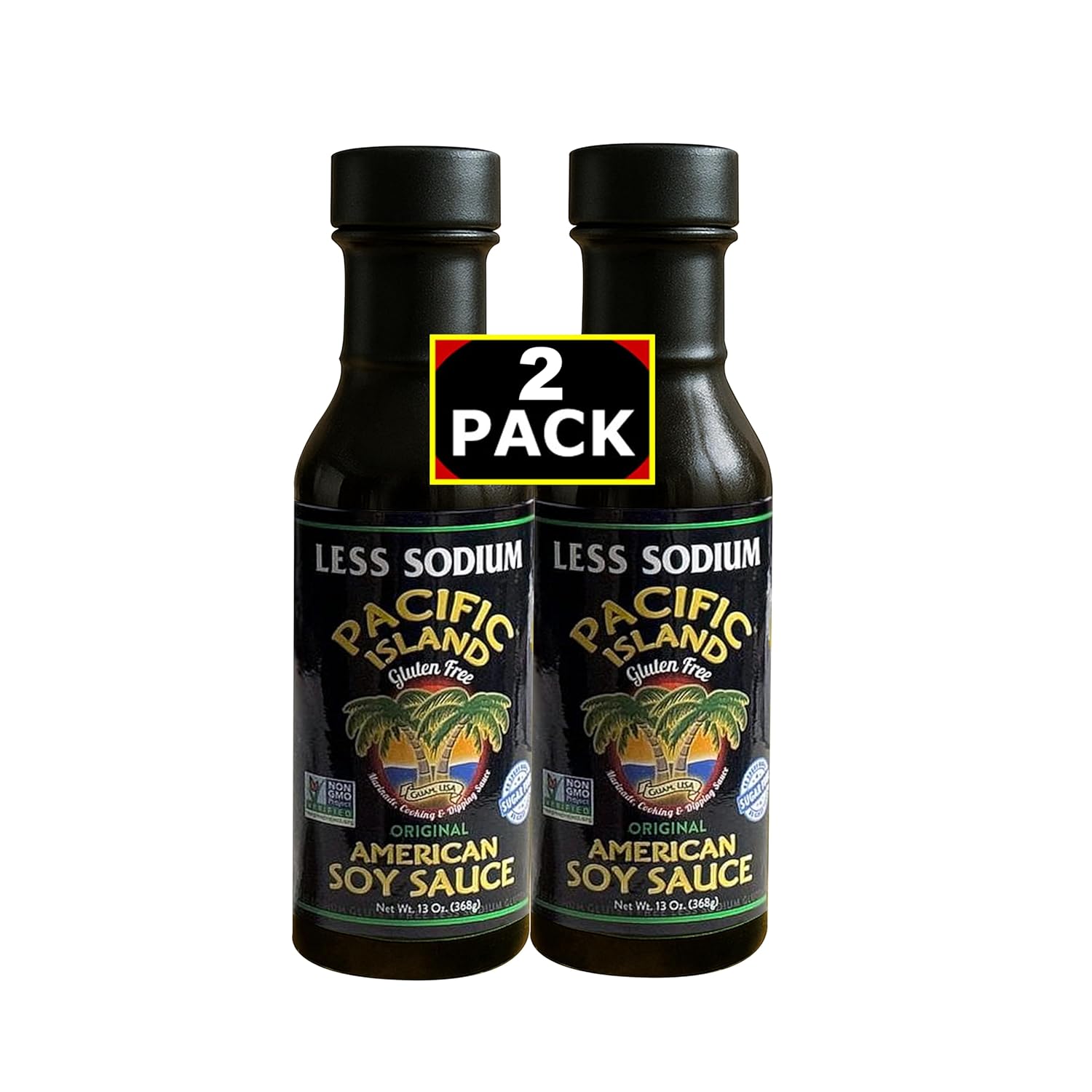 Pacific-Island-Naturally-Fermented-Soy-Sauce,-Low-Sodium-•-Fat-Free-•-Gluten-Free-•-591