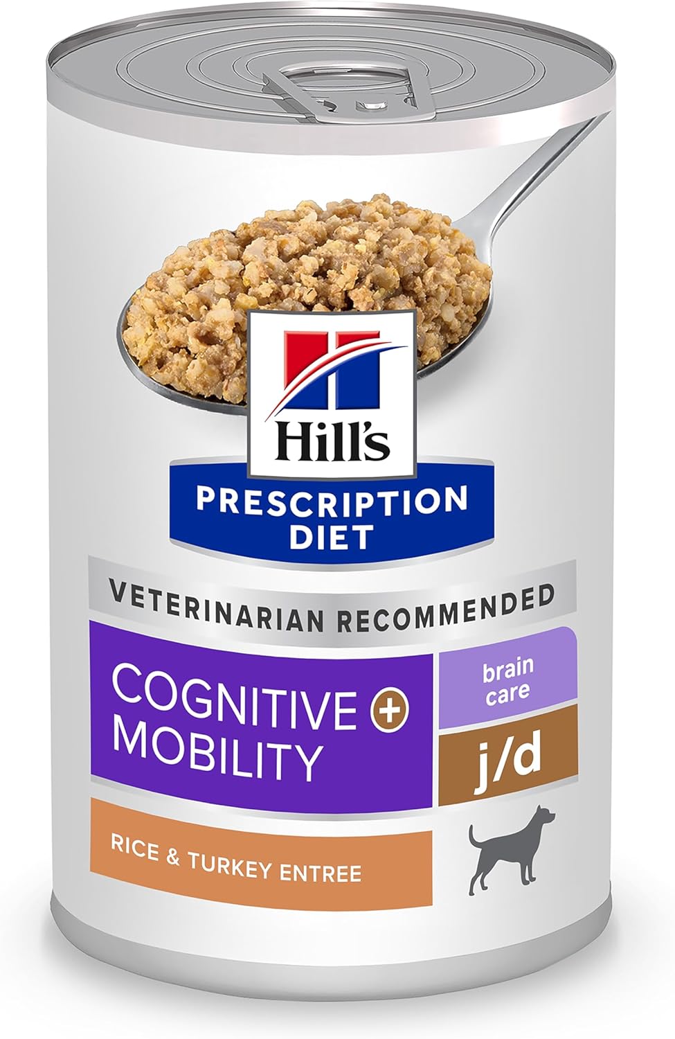 Hill’s-Prescription-Diet-Brain-Care-+-j/d-Joint-Care-Rice-&-Turkey-Wet-822
