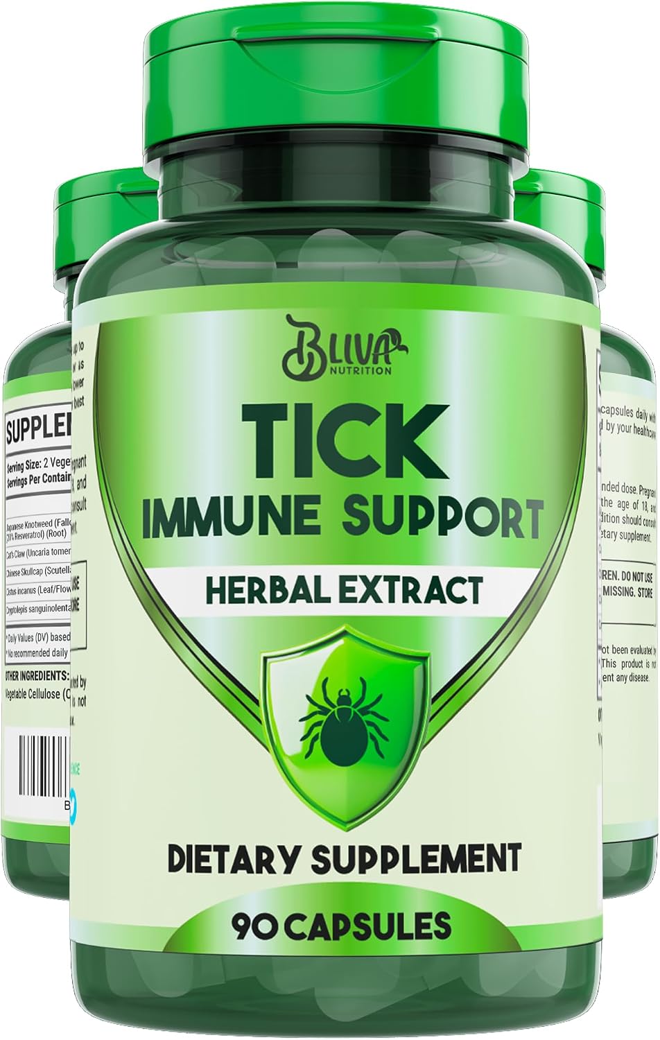 BLIVA-Tick-Immune-Support-Supplement---90-Vegan-Capsules-|-Japanese-Knotweed,-Cat's-995