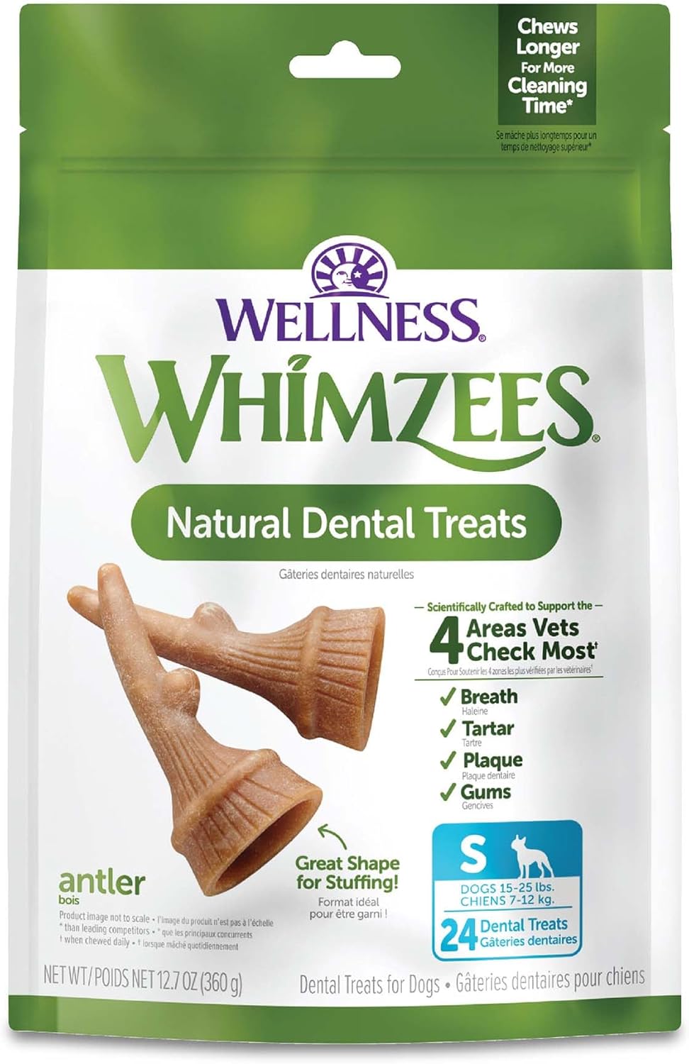 Wellness-WHIMZEES-Antler-Occupy-Dog-Dental-Treat,-Chews,-Freshens-Breath,-Small-12.7-1962
