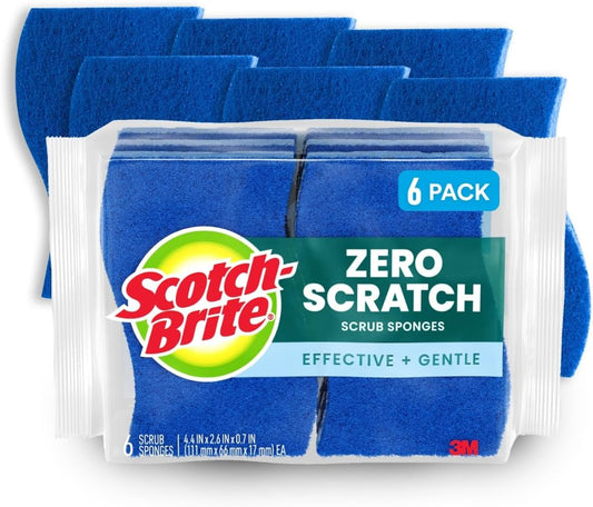 Scotch-Brite-esponjas-exfoliantes-sin-rasguños,-limpia-rápidamente-sin-rascarse,-resiste-5772