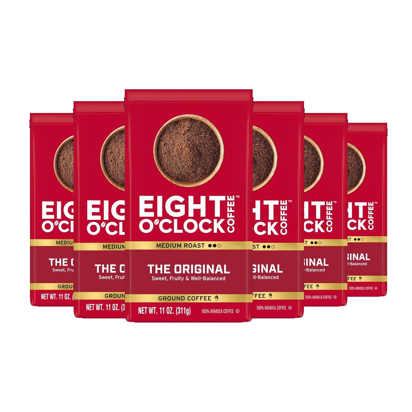 Eight-O'Clock-Coffee-The-Original,-Medium-Roast-Ground-Coffee-1-Arabica,-Sweet,-Fruity,-1320