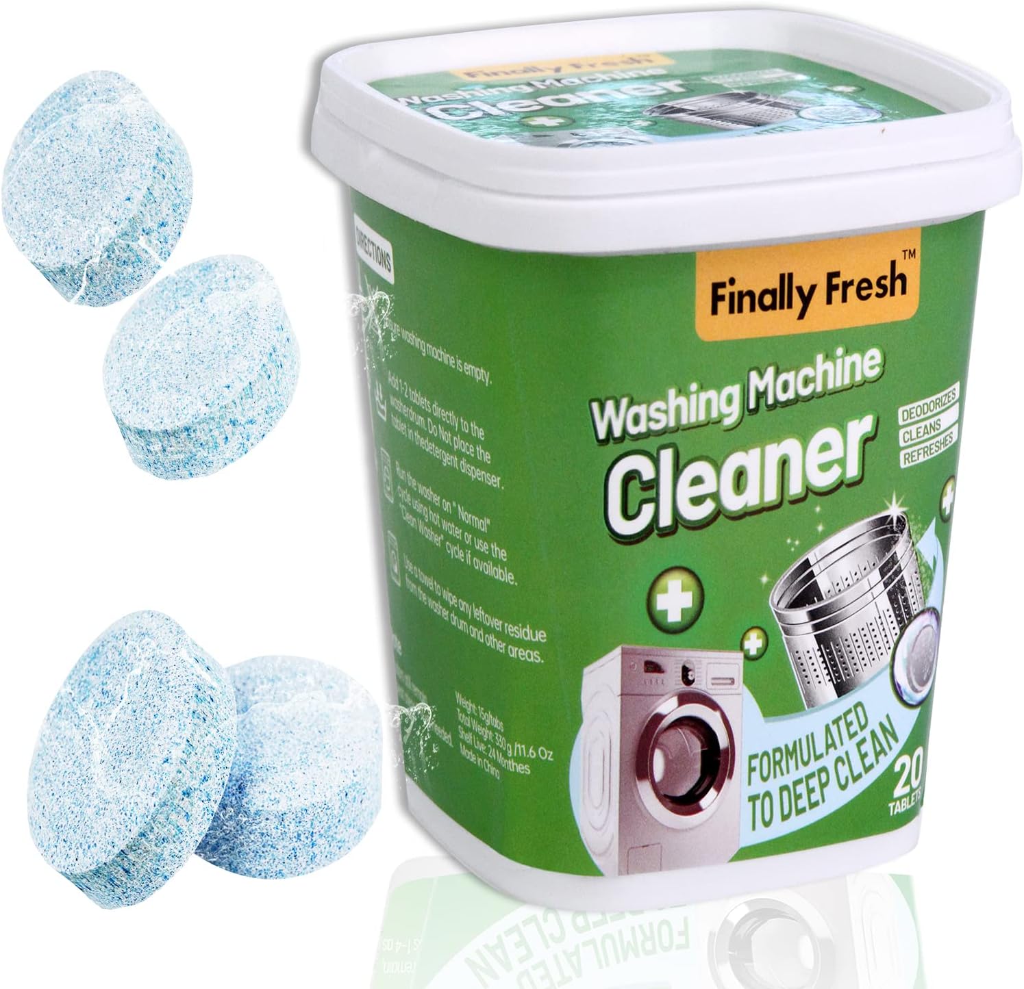 Finally-Fresh-Washing-Machine-Cleaner-for-Front-/-Top-loaders,-3345