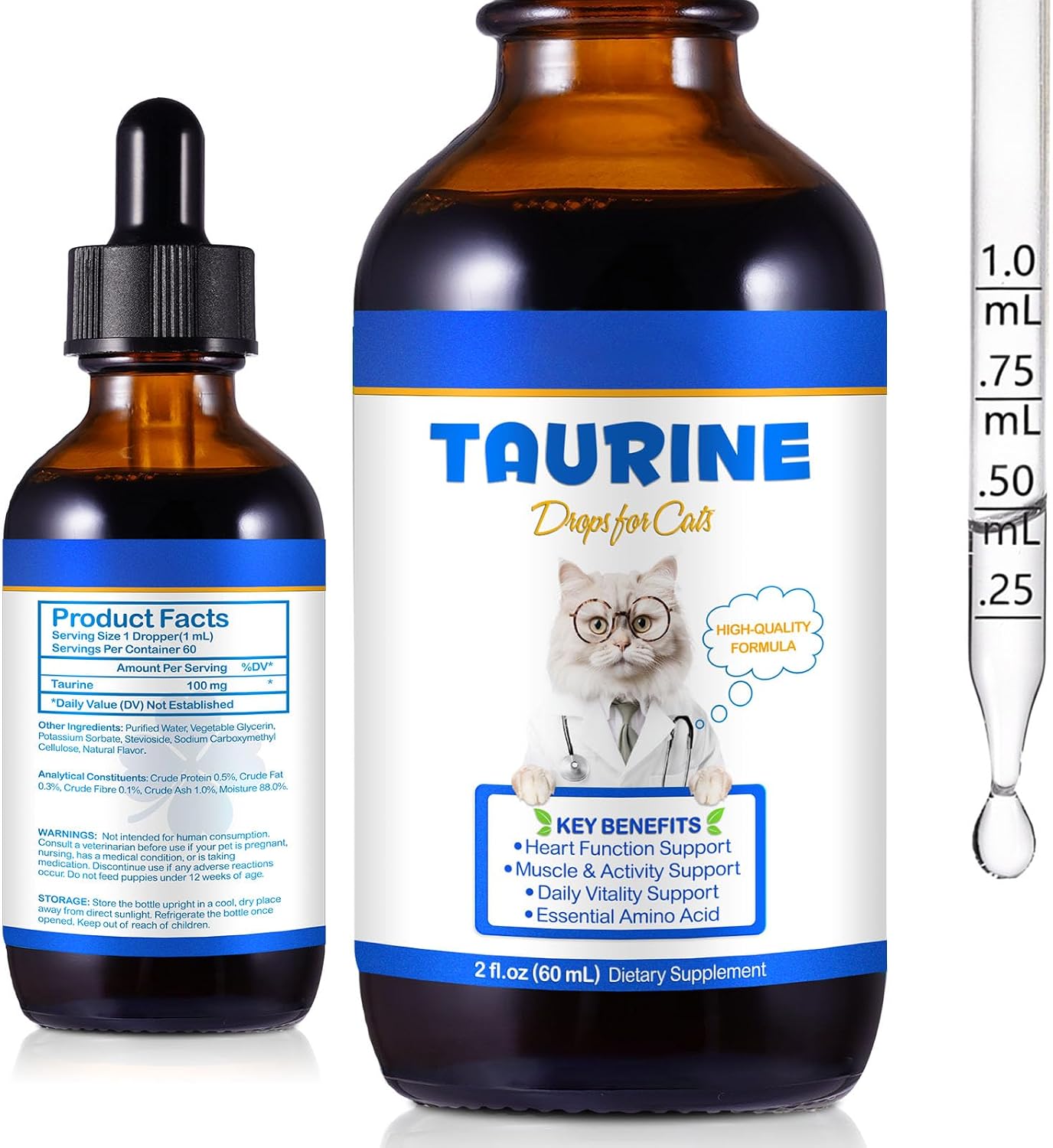 Taurine-Drops-for-Cats-–-Liquid-Taurine-Supplement-for-Eyesight,-Heart,-Muscle-&-1282