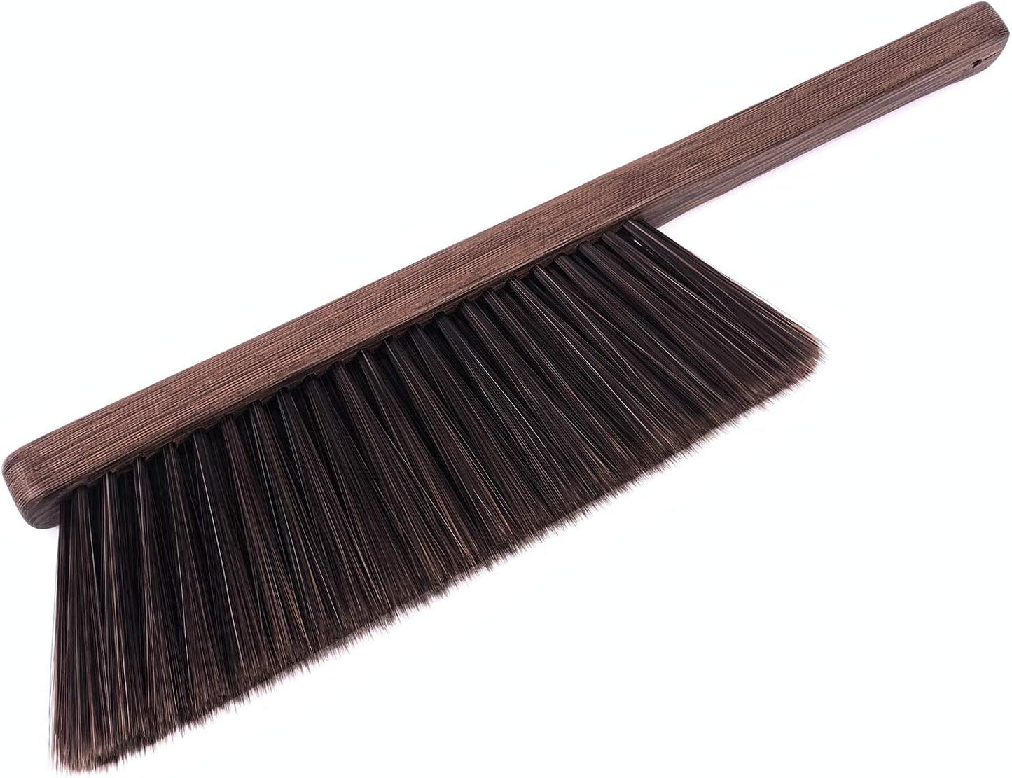 Hand-Broom-Cleaning-Brushes-Soft-Bristles-Dusting-Brush-for-Cleaning-Car/Bed/Couch/Draft/Garden/Furniture/Clothes,Wooden-----------348