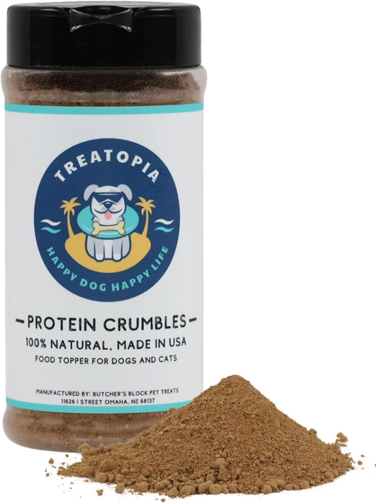 Protein-Crumbles-Food-Topper,-botella-de-8-onzas,-totalmente-40