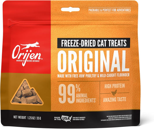 ORIJEN-Original-Freeze-Dried-Cat-Treats,-Grain-Free-for-3