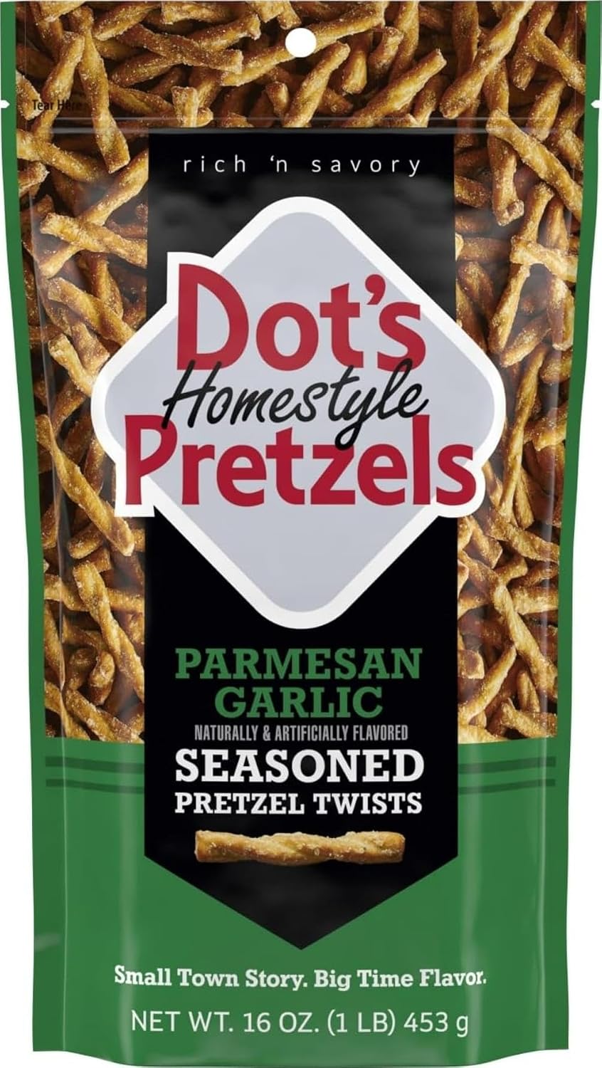 Dot's-Pretzels-Parmesan-Garlic-Seasoned-Pretzel-Twists-Snack-Bag,-16-oz--|-Parmesan-Garlic-Twists,-2720