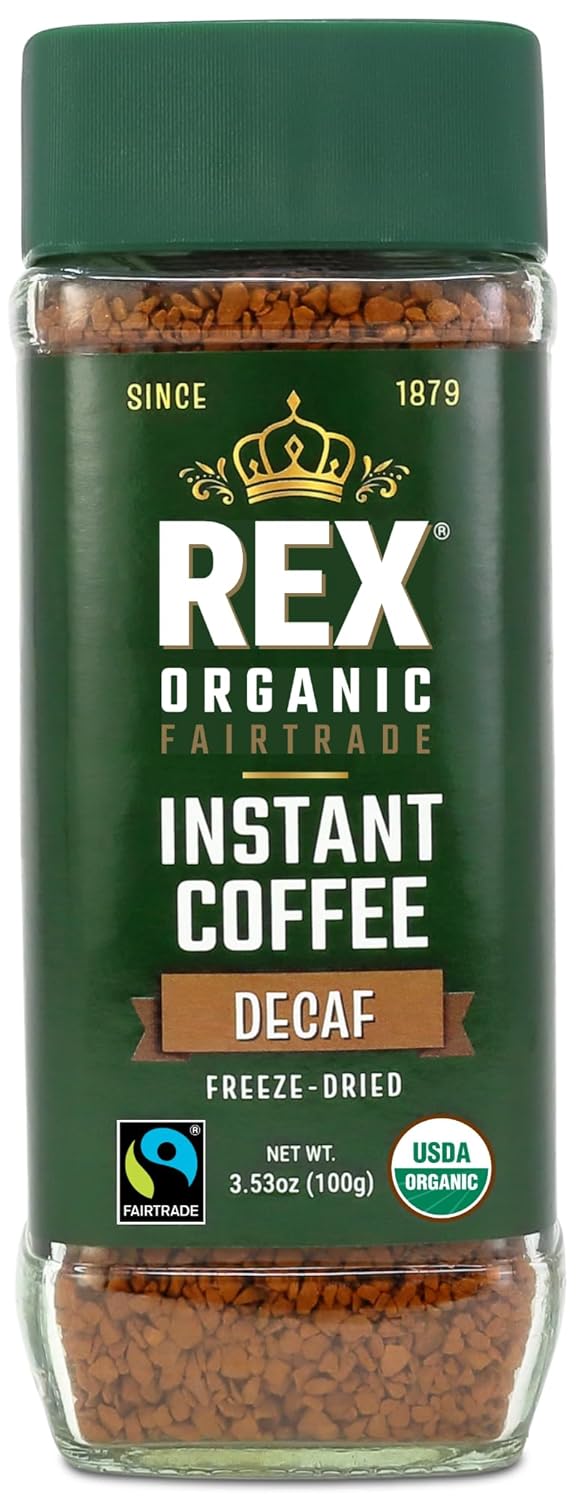 Rex-Coffee-Organic-Fairtrade-Natural-Decaf-Freeze-Dried-Instant-Coffee-–-Naturally-Decaffeinated-Arabica,-2230