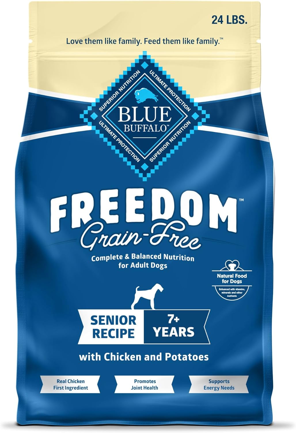 Blue-Buffalo-Freedom-Grain-Free-Senior-Dry-Dog-Food,-Provides-Energy-to-Stay-Active,-1920