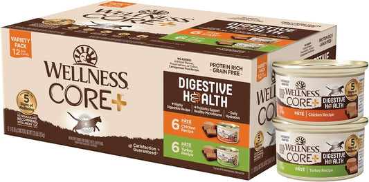 Wellness-CORE+-Digestive-Health-Pate-Variety-Pack-Adult-Canned-Wet-Cat-Food,-Natural,-1288