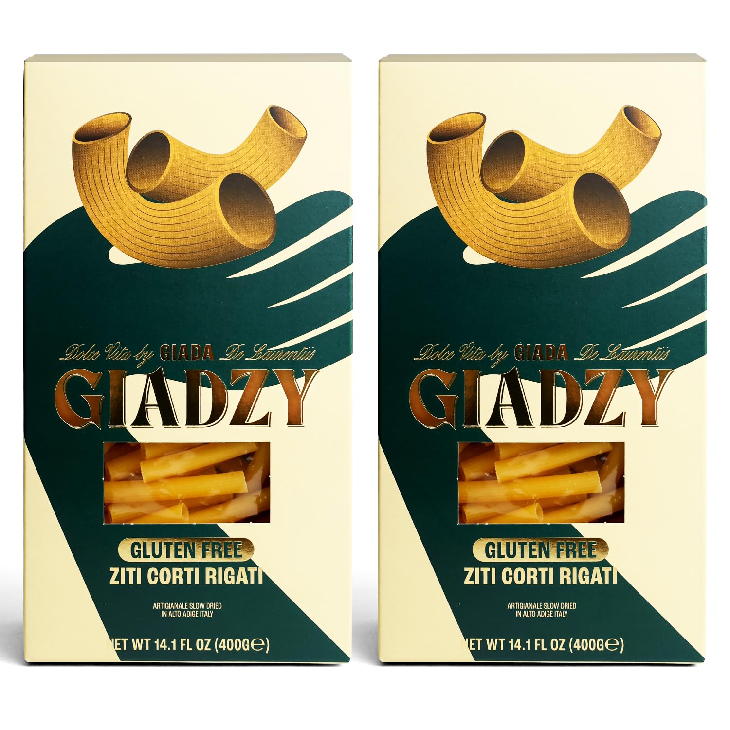 Giadzy Computer Giadzy by Giada De Laurentiis 2 Pack Gluten Free Ziti Corti. Made in I ...