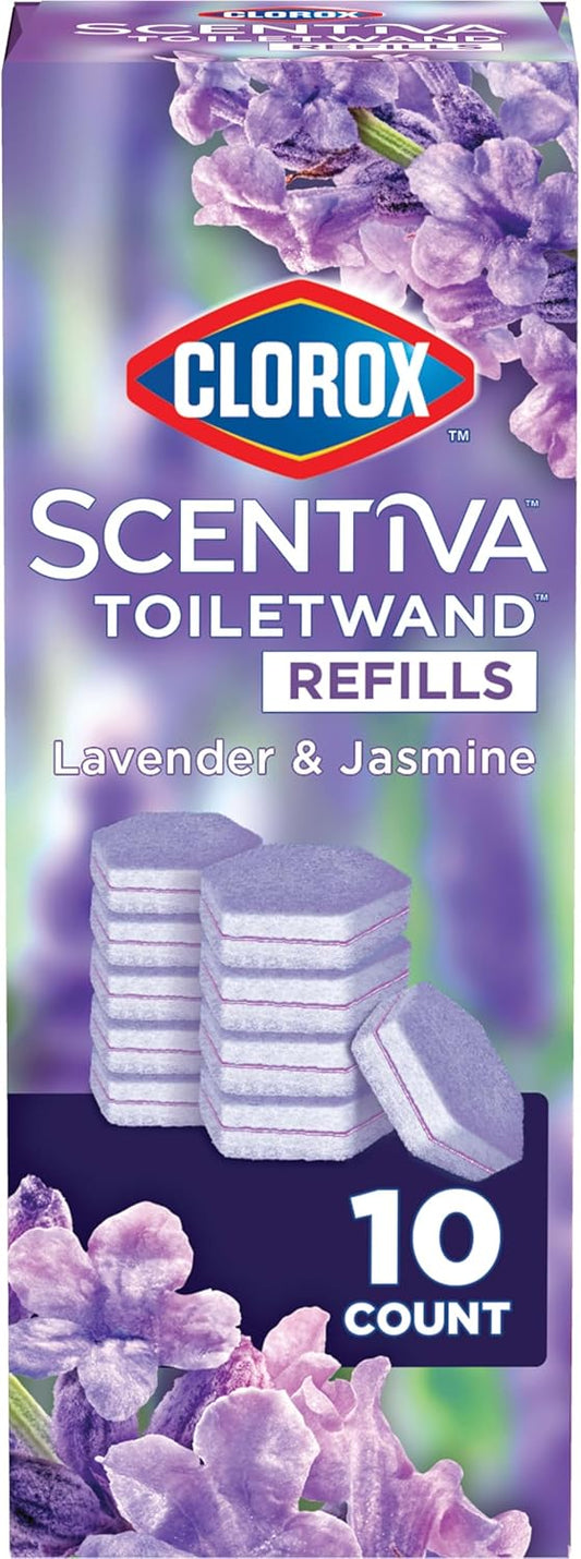 CLOROX-Scentiva-ToiletWand-Refills,-Lavender-and-Jasmine,-10-Count---5438