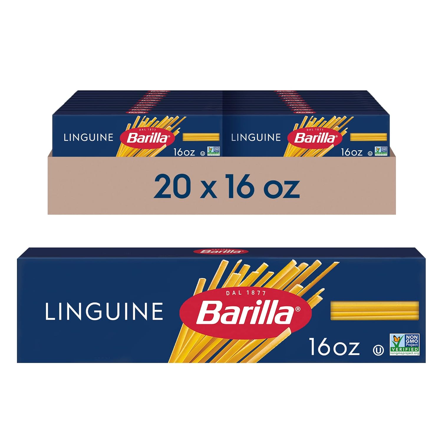 Barilla-Linguine-Pasta,-16-oz.-Box-(Pack-of-20)-Non-GMO,-718