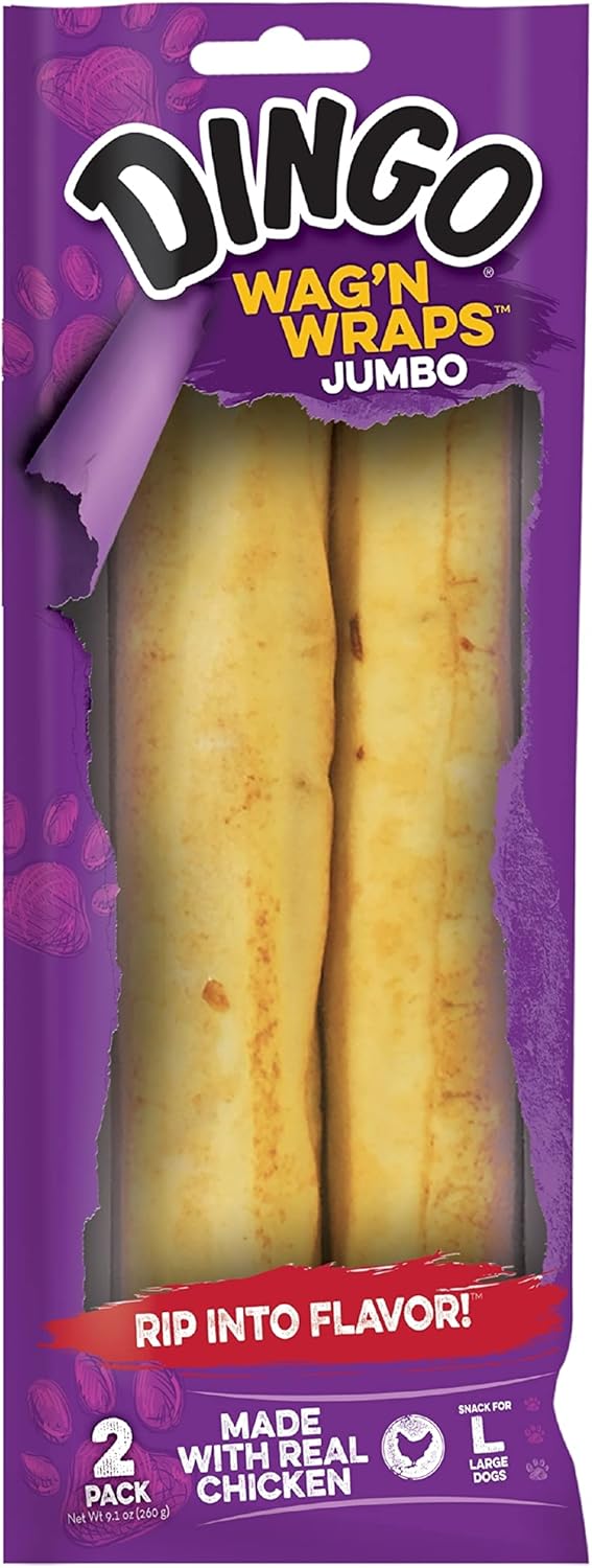Wag'n-Wraps-Jumbo-Rawhide-for-Large-Dogs,-2-Count-2153
