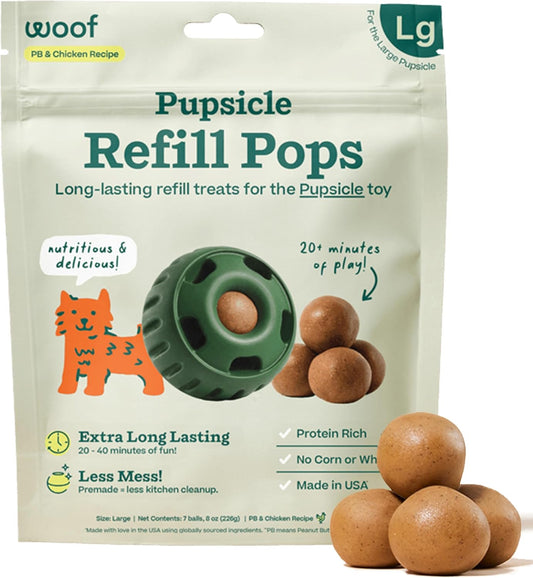 WOOF-Pupsicle-Chicken-Refill-Pops,-Delicious-Long-Lasting-Dog-Treats,-Wholesome-Pre-Made-2935