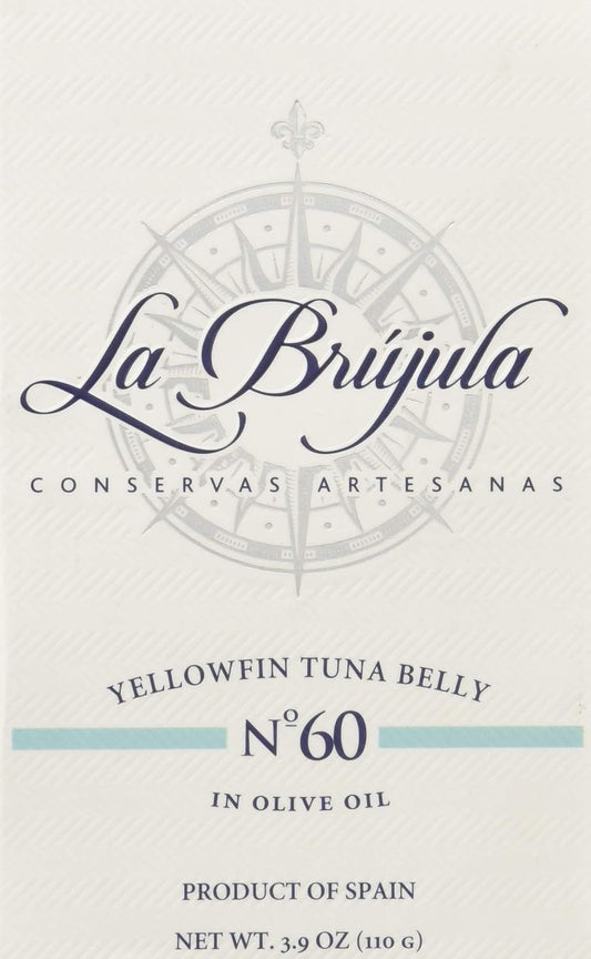 Conservas-La-Brujula---Ventresca-In-Oil-(Tuna-Belly)---3.9-Ounce---265