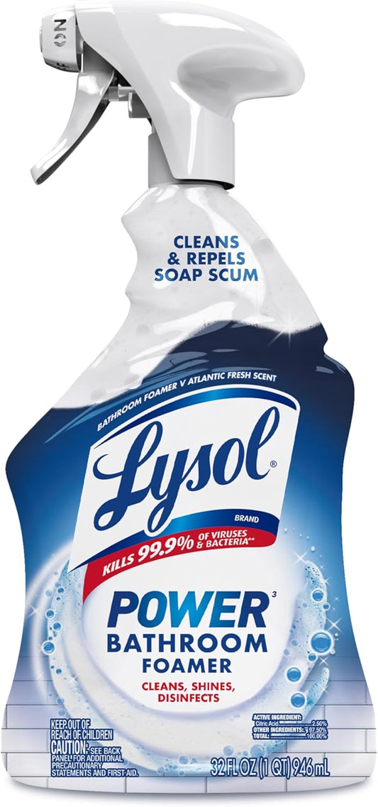 Lysol-Power-Foaming-Bathroom-Cleaner,-Multipurpose-Cleaner-for-Showers,-Bathtubs,-Sinks,-Disinfectant-Spray-Kills-0.999-2120