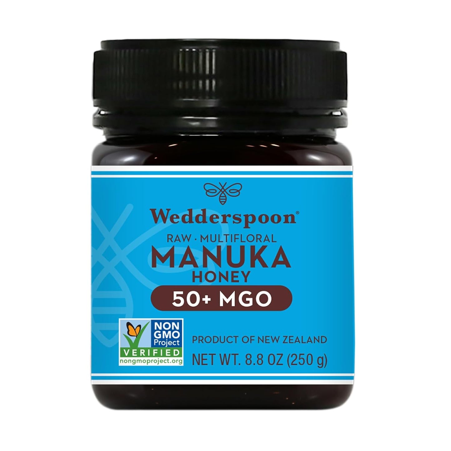 Wedderspoon-Raw-Premium-Manuka-Honey,-50+-MGO,-8.8-Oz,-Unpasteurized-New-Zealand-From-Hives-2241