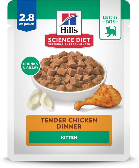 Hill's-Science-Diet-Kitten-Wet-Cat-Food,-Chicken,-2.8-oz.-Pouches,-24-Pack--1110