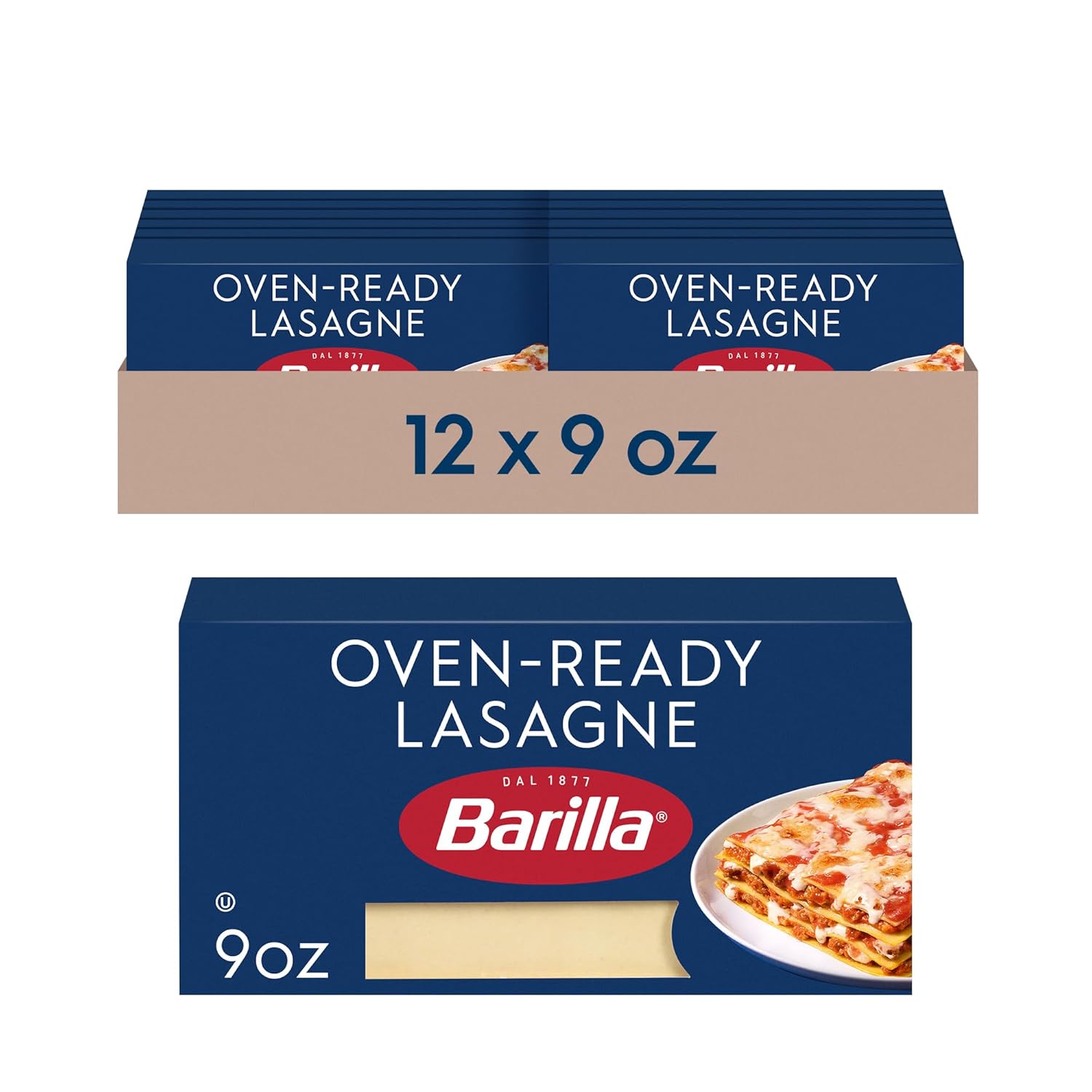 Barilla-Oven-Ready-Lasagne,-9-oz.-Box-(Pack-of-12)-Pasta-765