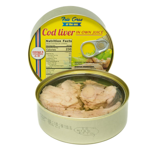 Hígado-de-bacalao-enlatado-islandés-en-aceite,-7.1-oz-capturado-en-la---276