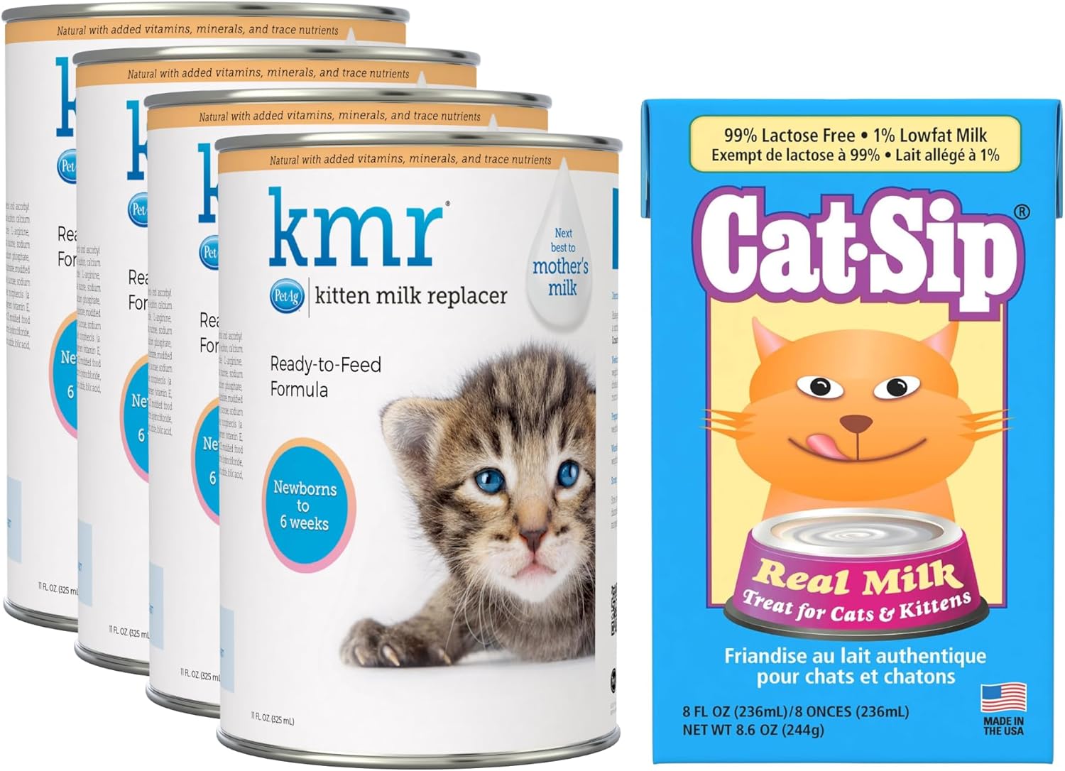 PetAg-KMR-Kitten-Milk-Replacer-Liquid-(11-oz,-Pack-of-4)-Real-Treat-oz)366