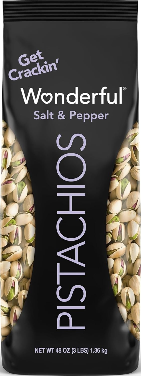 Wonderful-Pistachios-In-Shell,-Salt-&-Pepper-Flavored-Nuts,-48-Ounce--Bag,-Protein-Snacks,-Free,-2032