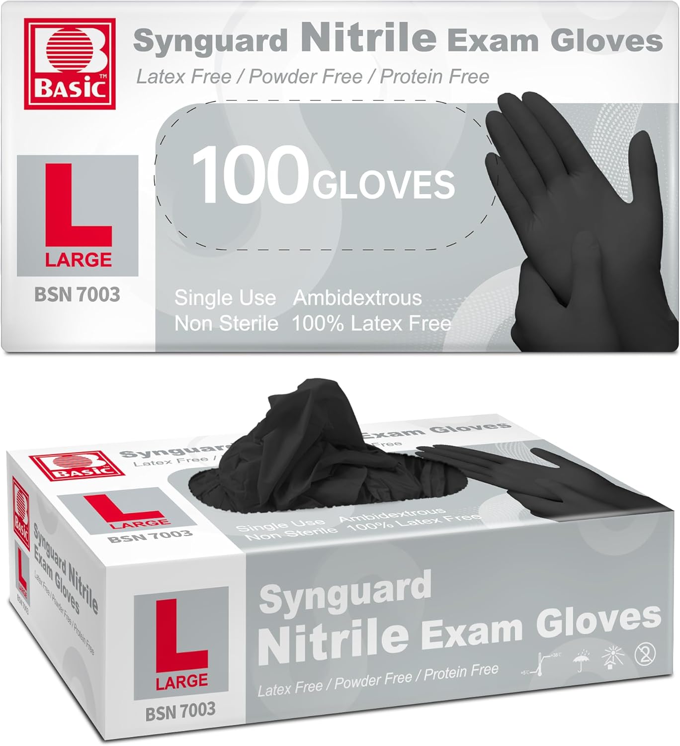 Basic-Medical-Nitrile-Exam-Gloves,-Powder-Free-Non-Sterile-Food-Safe-Cleaning-Disposable-2969