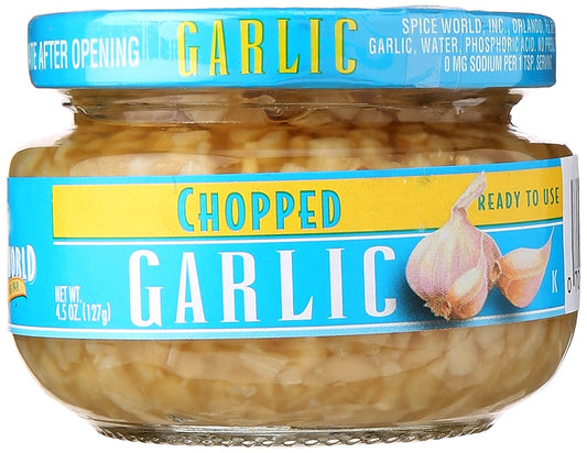 Spice-World-Chopped-Garlic-No-Preservatives,-255
