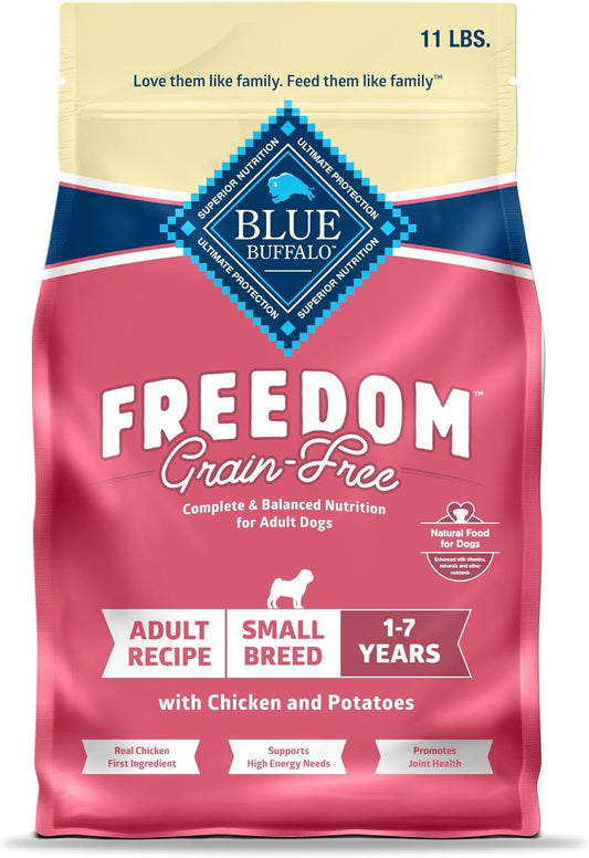 Blue-Buffalo-Freedom-Grain-Free-Small-Breed-Dry-Dog-Food,-Supports-High-Energy-Needs,-2120
