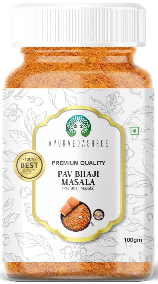 AYURVEDASHREE-Pav-Bhaji-Masala-Tarro-de-PET-de-100-gm-Calidad-838